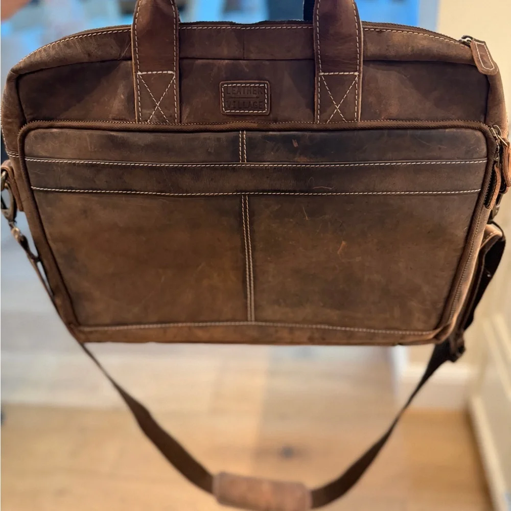 Vintage Leather Men's Briefcase